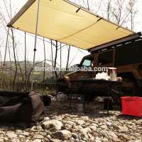 Outdoor goods car side canopy, storage shed