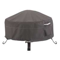 Wholesale Durable and Water Resistant Fabric Full Coverage Round Fire Pit Cover