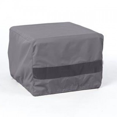 Polyester Fire Pit Cover With Surge Stitching and Elastic Hem